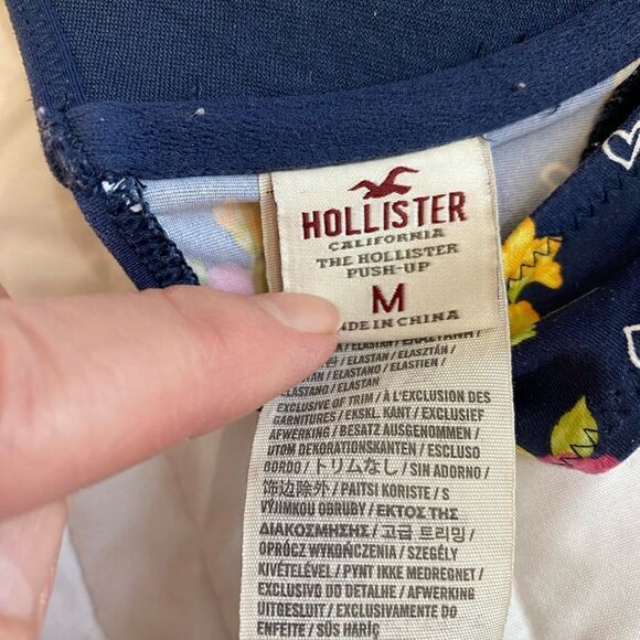 Hollister Swim Push-Up Top Women Size M - Picture 7 of 7